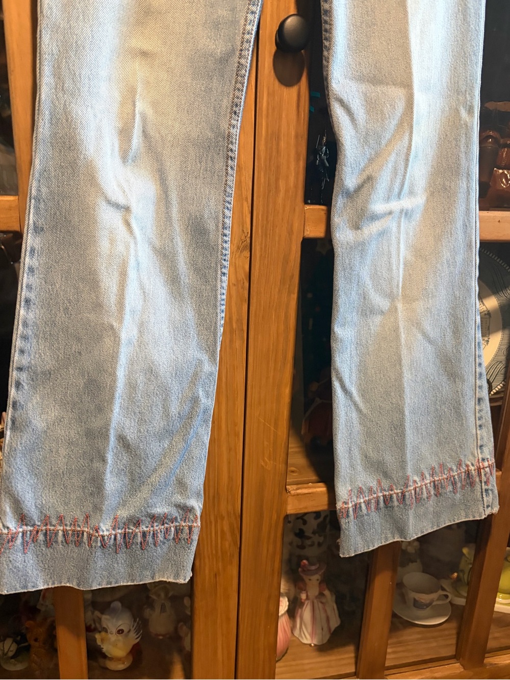 Levi’s 514 Flare Jeans Size 5 Vintage Y2K Embroidered Floral Denim See Details - Picture 6 of 15